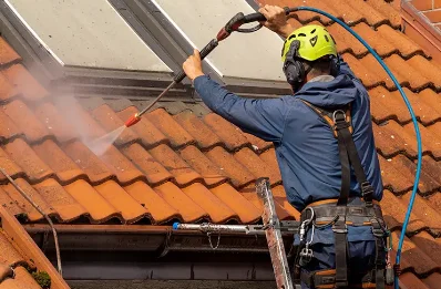 Démoussage et hydrofuge de toiture à Jaillans